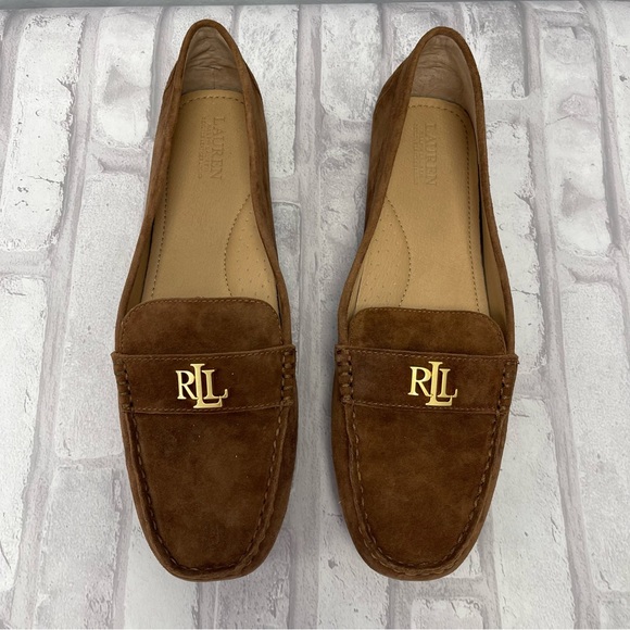 Lauren Ralph Lauren Shoes - Lauren Ralph Lauren Women's Barnsbury Suede Loafer in Brown, Size 11 - NWT